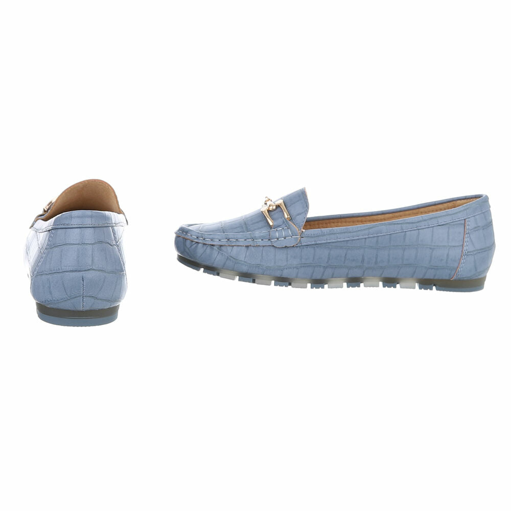 Blauwe Mocassin