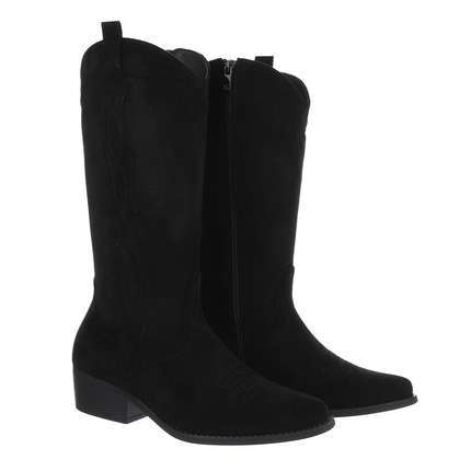 Western & Biker Boot – Black