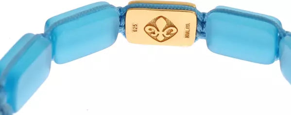 NIALAYA Armband – Blauw & Goud