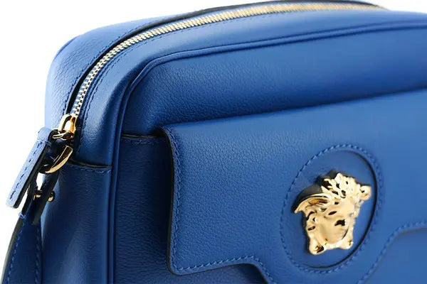 Versace Camera Case Bag – Blauw Kalfslee