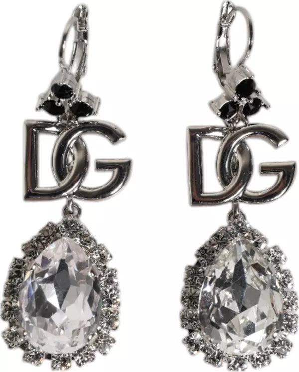 Dolce & Gabbana Oorbellen – Clip-On Zilver & Kristal