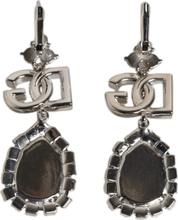 Dolce & Gabbana Oorbellen – Clip-On Zilver & Kristal