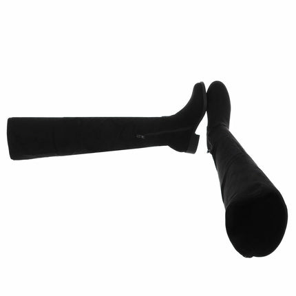 Overknee Laars – Zwart
