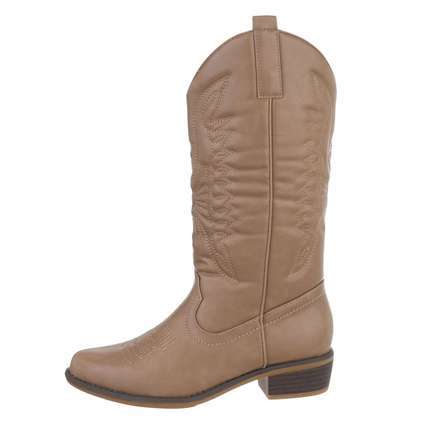 Western & Biker Boot – Khaki