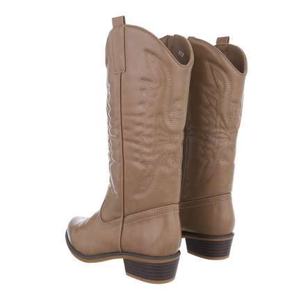 Western & Biker Boot – Khaki