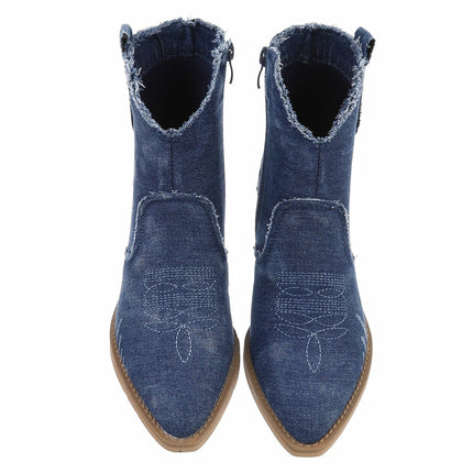 Western & Bikerboot – Donkerblauw