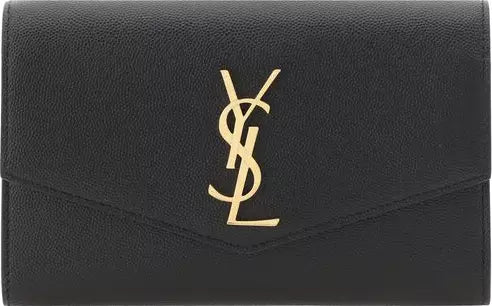 Leather Chain Wallet – Saint Laurent