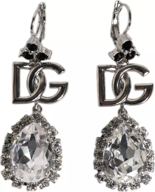 Dolce & Gabbana Oorbellen – Clip-On Zilver & Kristal