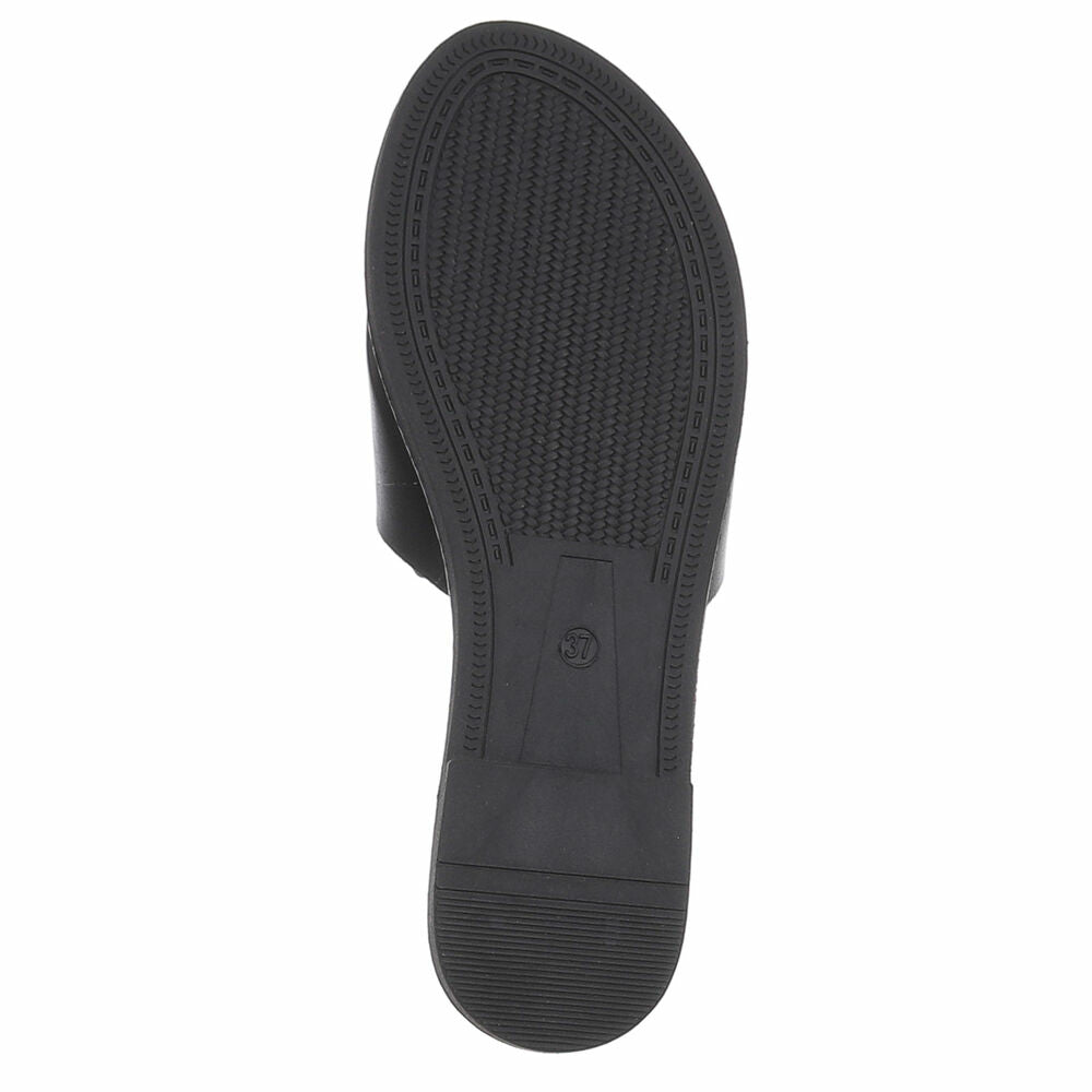 Zwarte Pantolette